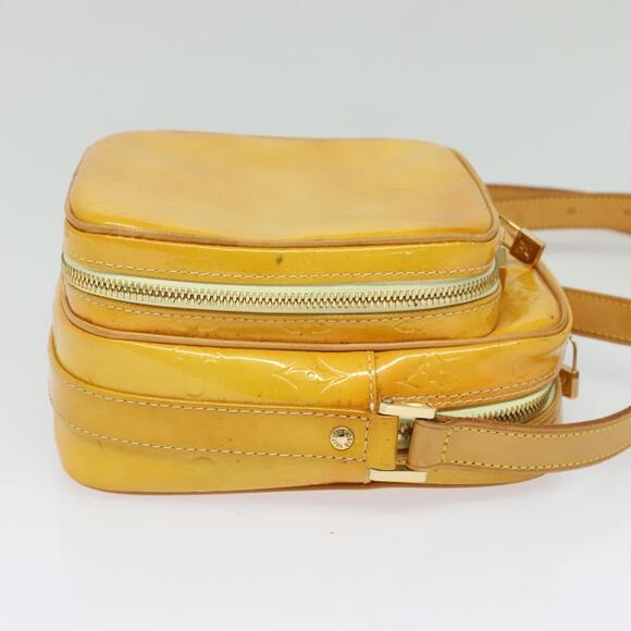 LOUIS VUITTON Monogram Vernis Wooster Bag Lime Yellow M91075 - Picture 5 of 12